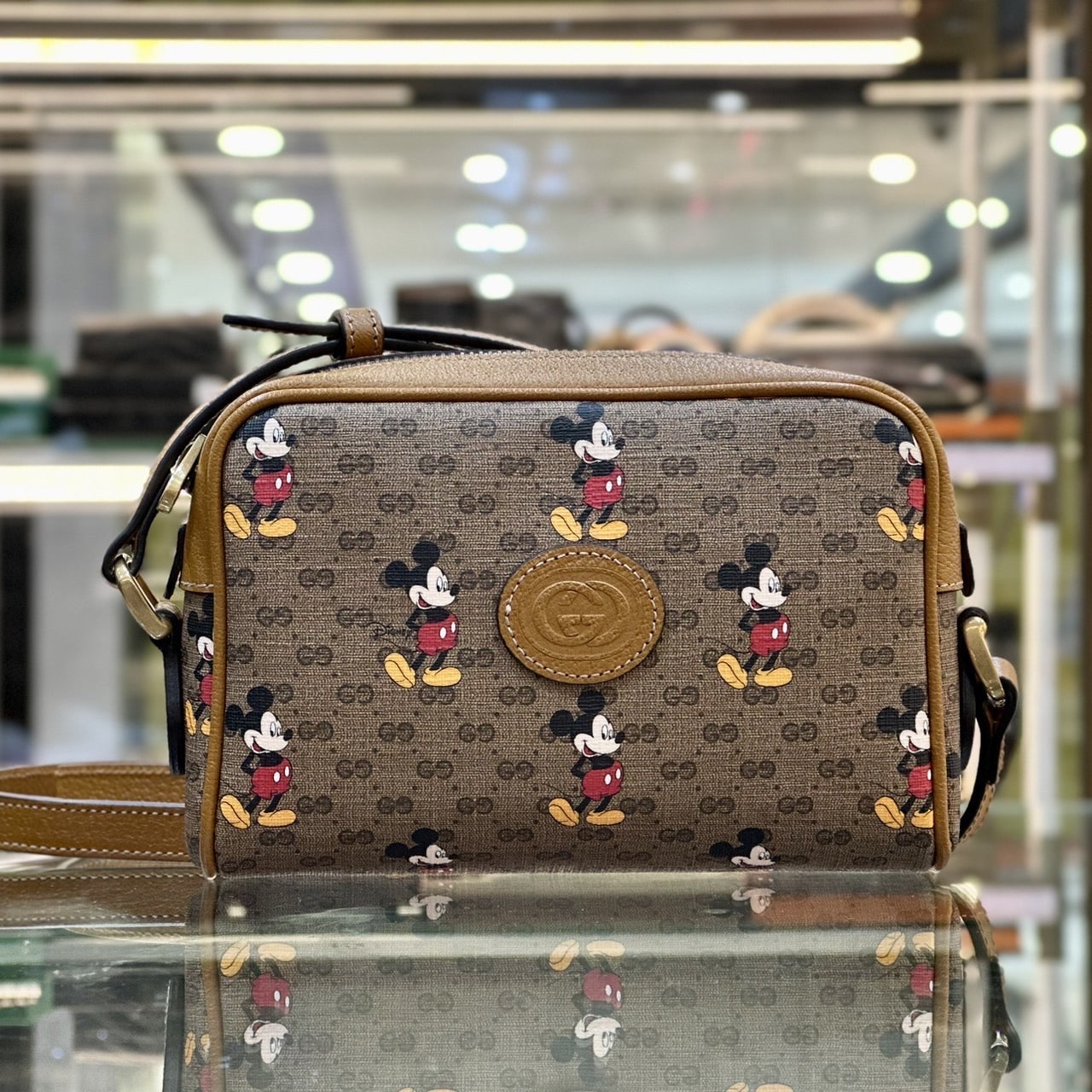 GUCCI x DISNEY Mickey Mouse Crossbody Bag - Madame N Luxury