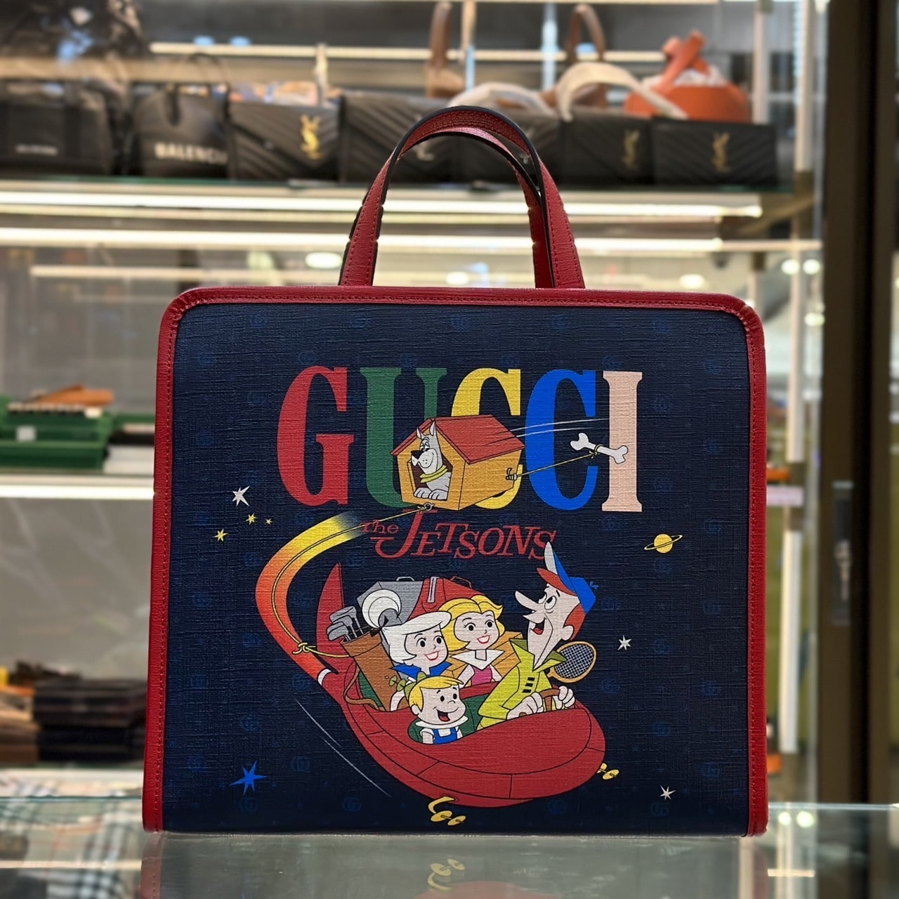 GUCCI: The Jetsons© x backpack in coated cotton with all-over