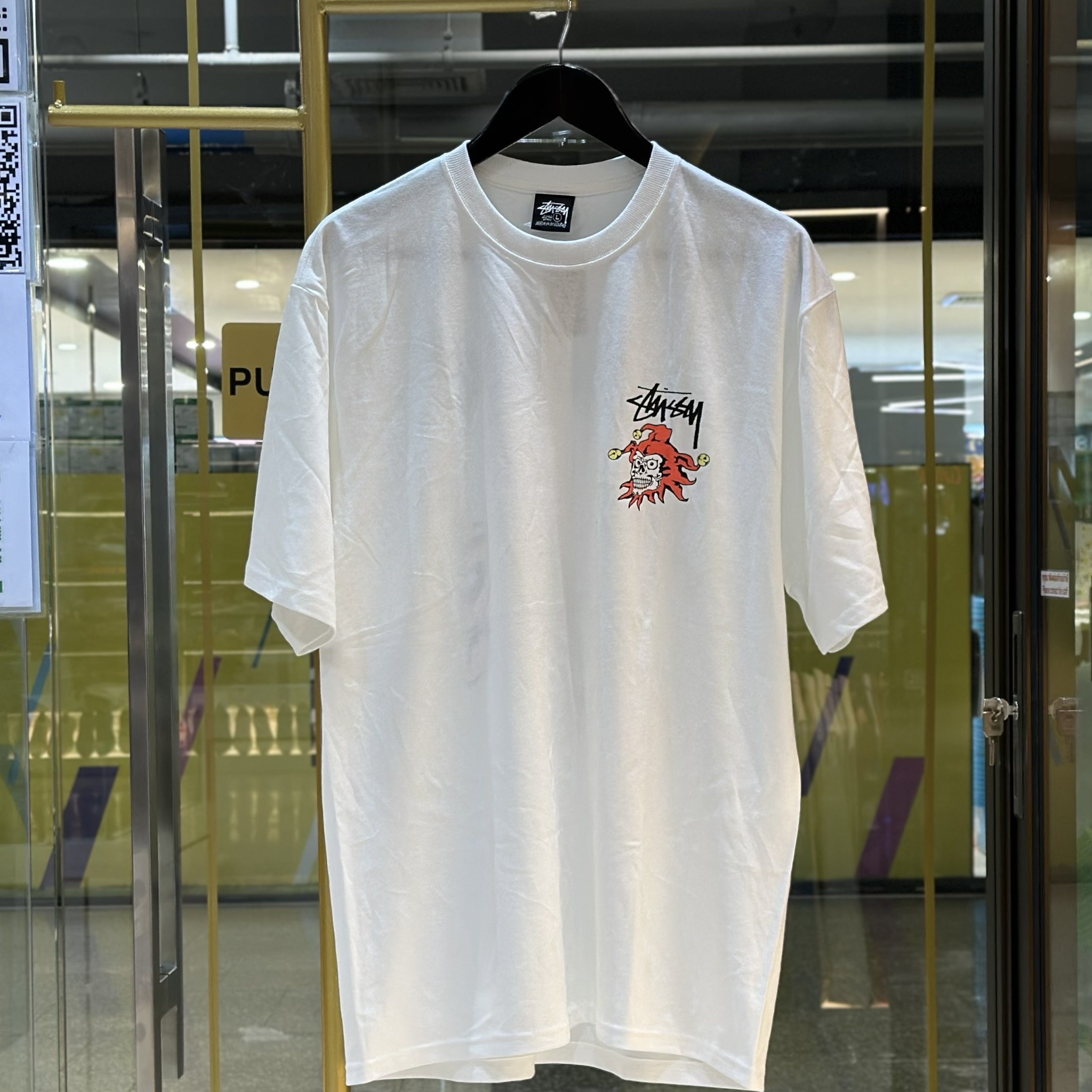STUSSY Joker T-Shirt White