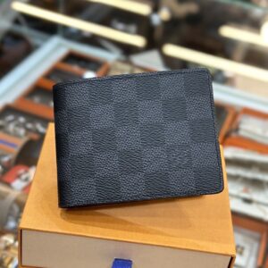 GOYARD MARIGNY Unisex Plain Leather Folding Wallet Logo Folding