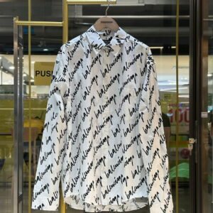 BALENCIAGA New Scribble Long-Sleeved Shirt