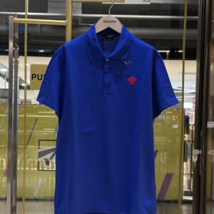 VERSACE Medusa Embroidered Polo Shirt