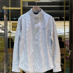 POLO RALPH LAUREN Color Pony Striped Long-Sleeved Shirt