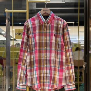 POLO RALPH LAUREN Small Pony Check Long-Sleeved Shirt