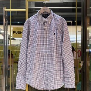 POLO RALPH LAUREN Small Pony Check Long-Sleeved Shirt