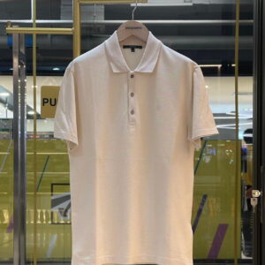 GUCCI Ivory Plain Polo Shirt