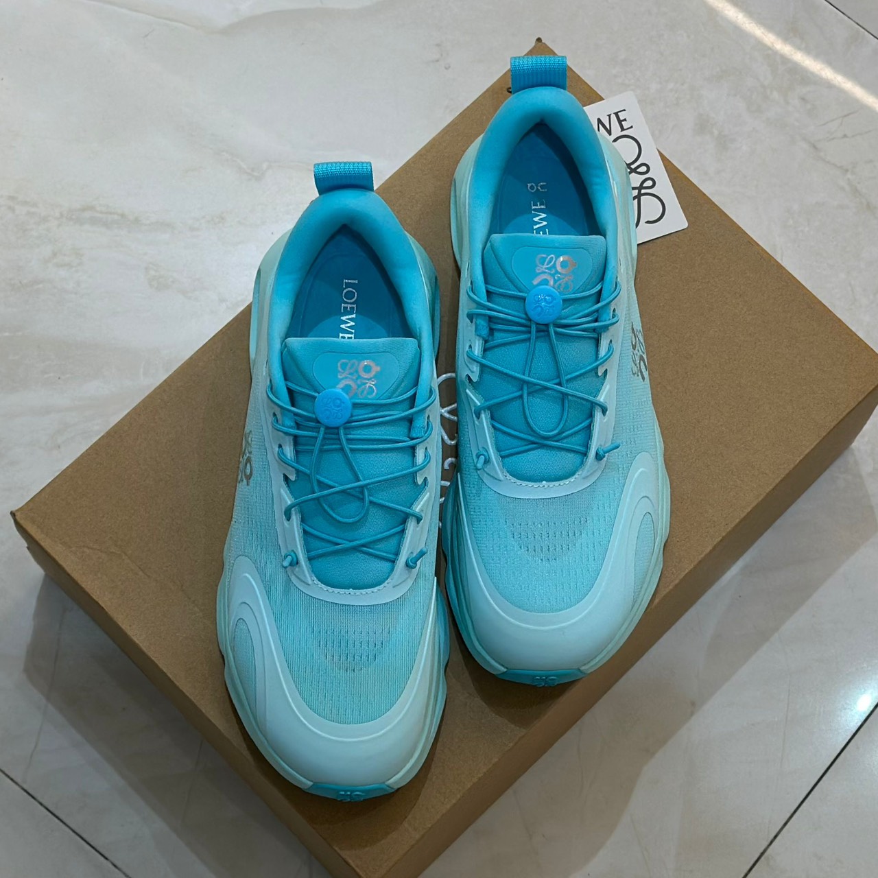 LOEWE x ON Cloudsolo Sneakers Turquoise (3)