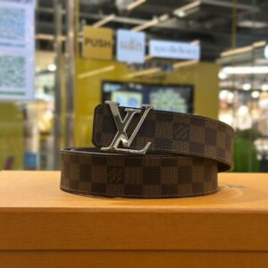LOUIS VUITTON LV Initiales Damier Ebene 40 mm Reversible Belt