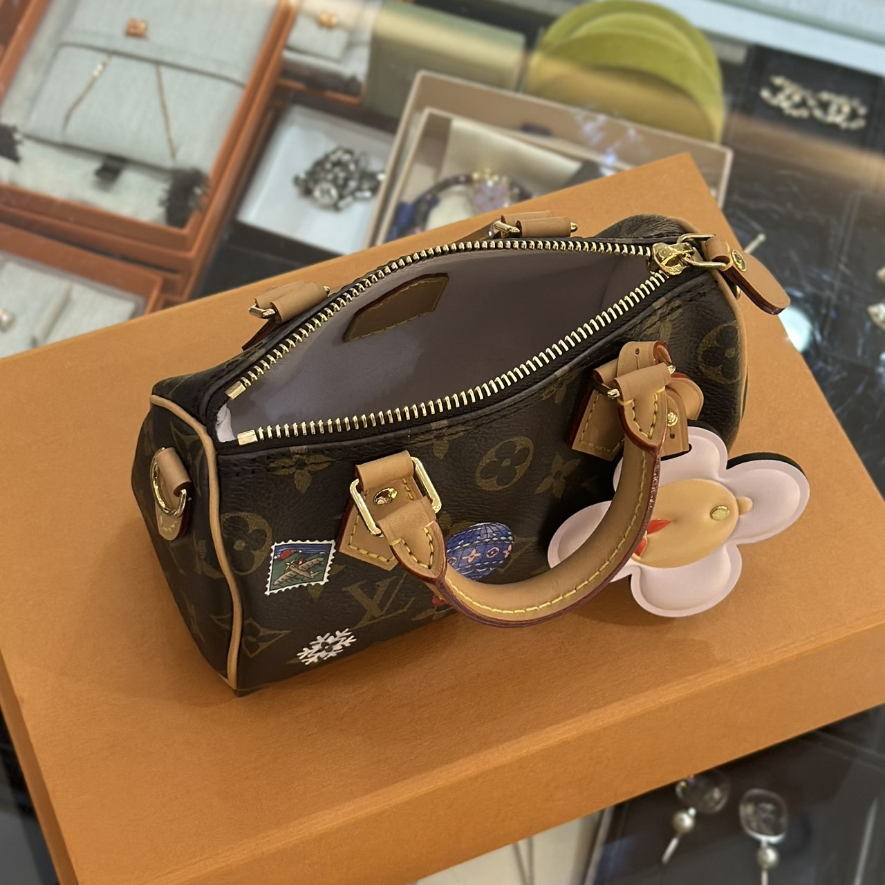 LOUIS VUITTON Vivienne Limited Edition Nano Speedy Bag (3)