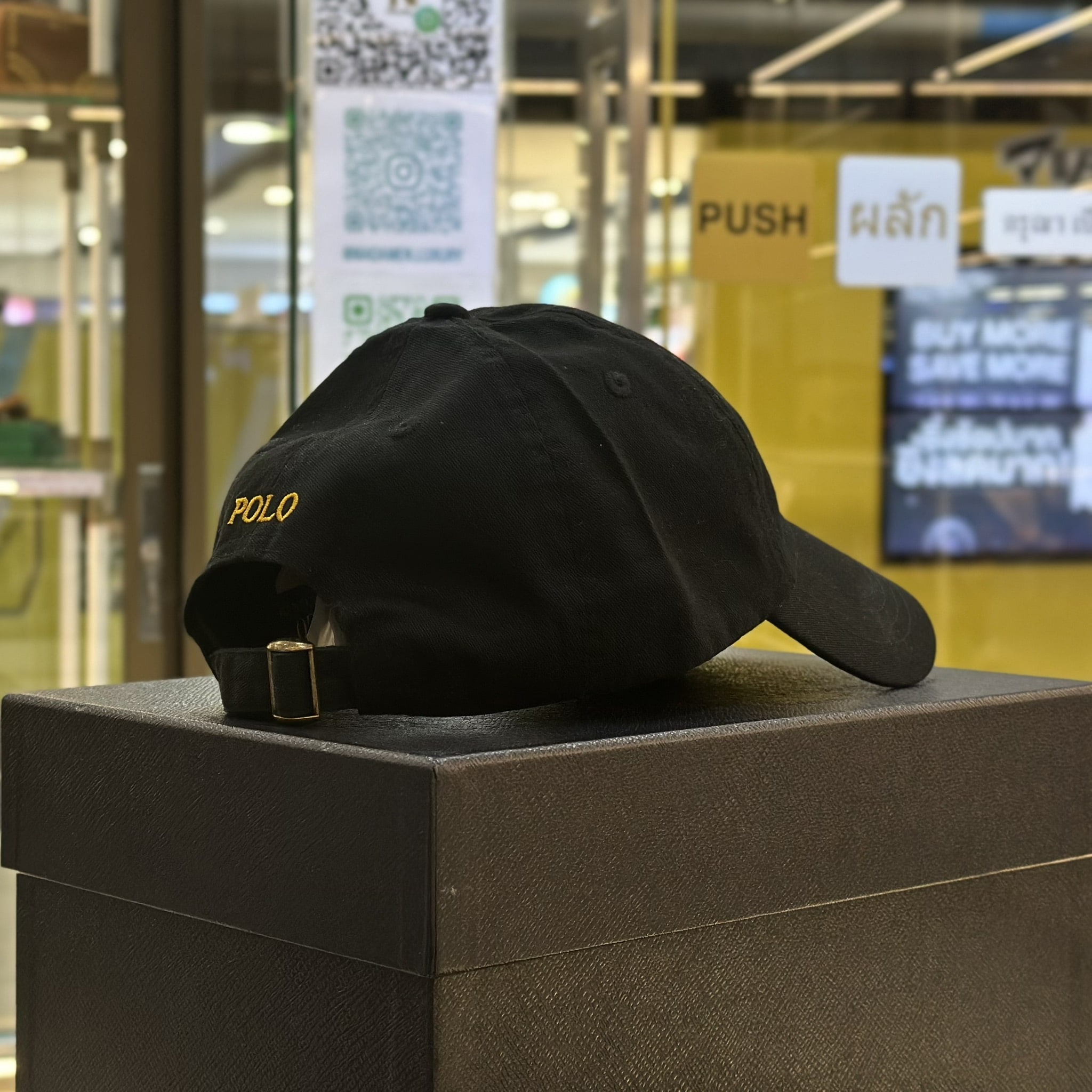 POLO RALPH LAUREN Cotton Chino Baseball Cap Black (2)