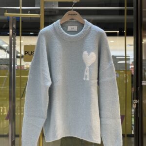 AMI de Coeur Alpaca Knit Wool Crewneck Sweater