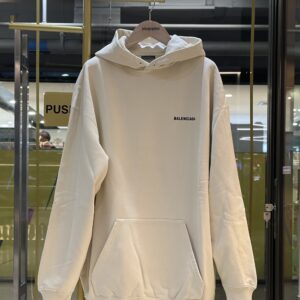 BALENCIAGA Logo Print Hoodie