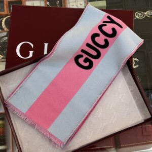 GUCCI Guccy Print Vintage Scarf