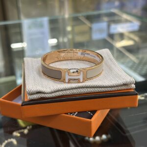 HERMES Clic H Color Block Bracelet