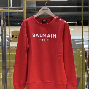 BALMAIN Lion Buttons Women Sweatshirt