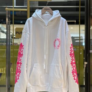 CHROME HEARTS Pink Horseshoe Hoodie