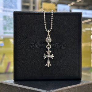 CHROME HEARTS Silver Cross Necklace