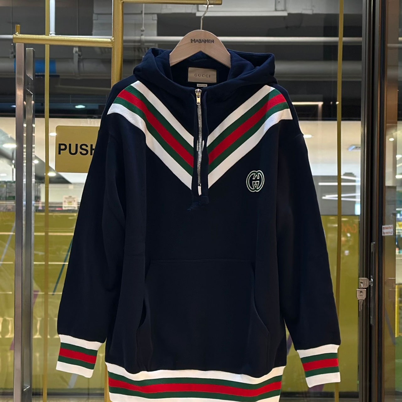GUCCI Half Zip Hoodie (1)