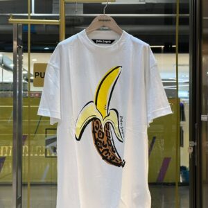 PALM ANGELS Leopard Banana Classic T-Shirt