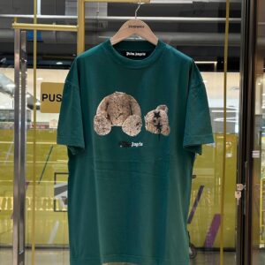 PALM ANGELS Spray Broken Bear T-Shirt