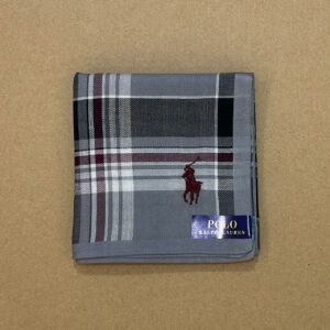 POLO RALPH LAUREN Small Pony Embroidered Check Handkerchief