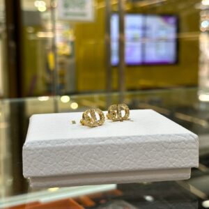 DIOR Petit CD Stud Earrings