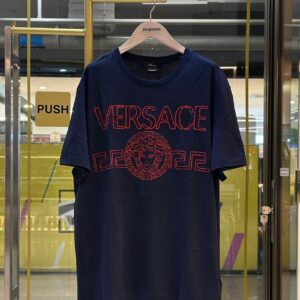 VERSACE Greca Medusa Embroidered T-Shirt