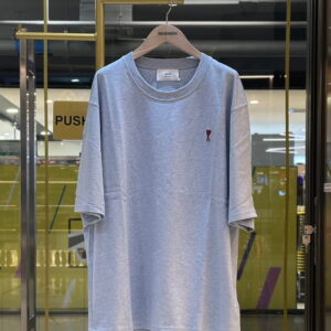 AMI de Coeur Cashmere Blue Organic Cotton T-Shirt