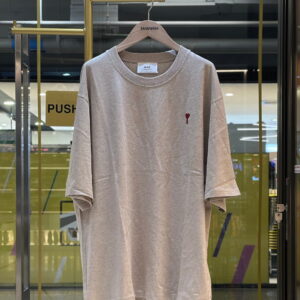 AMI de Coeur Light Beige Organic Cotton T-Shirt