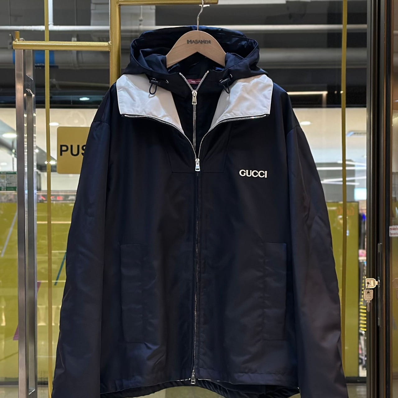GUCCI Double Layered Hood Jacket (1)