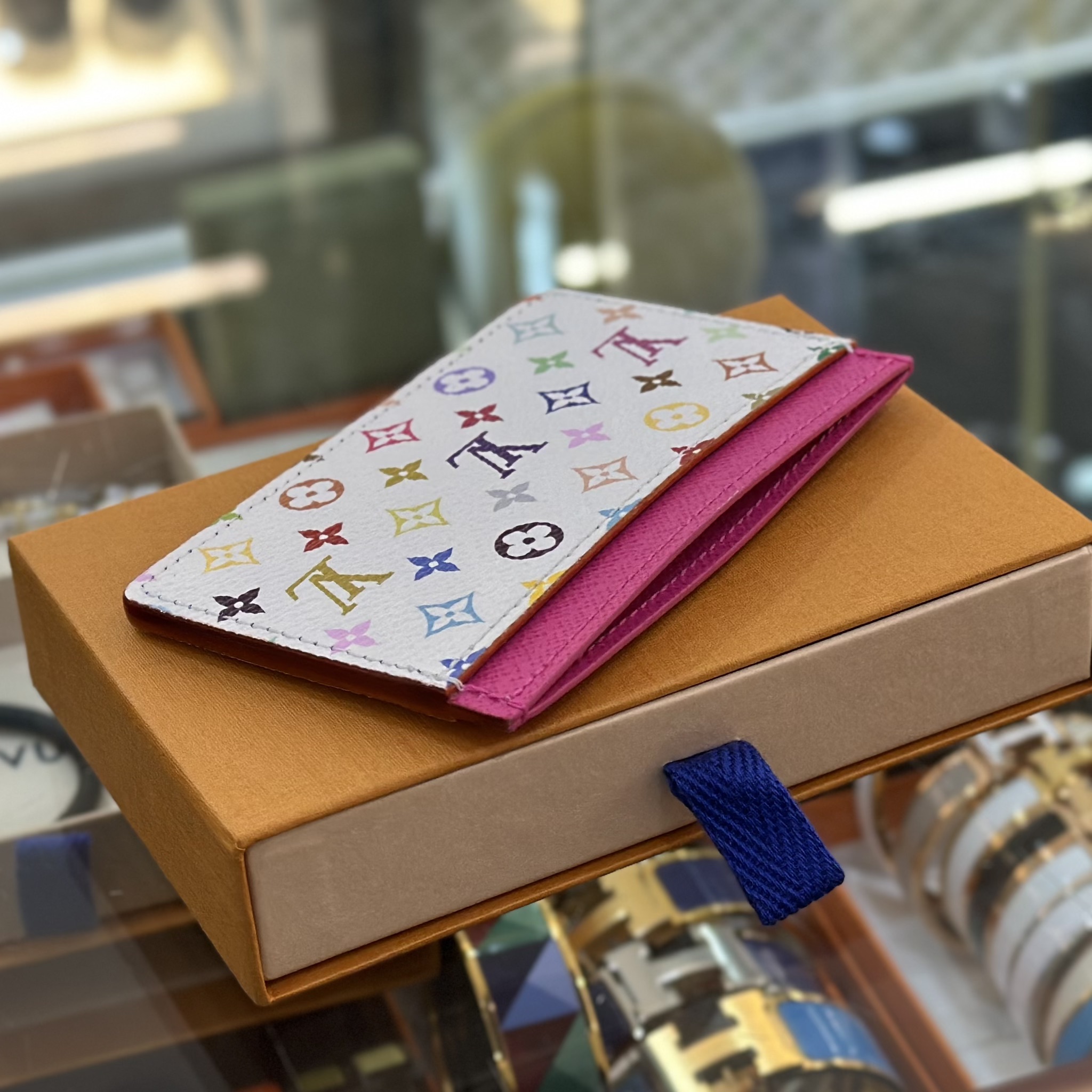 LOUIS VUITTON x Takashi Murakami Monogram Card Holder (2)