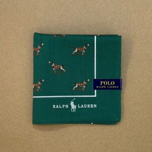POLO RALPH LAUREN Dog Print Handkerchief
