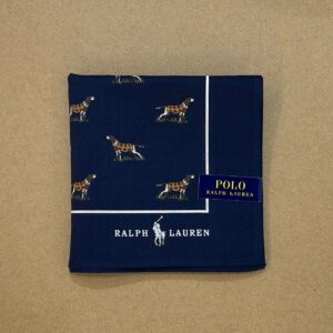 POLO RALPH LAUREN Dog Print Handkerchief
