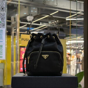 PRADA Duet Re-Nylon Bucket Bag