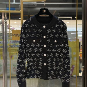 CHANEL CC Logo Print Women Jacket