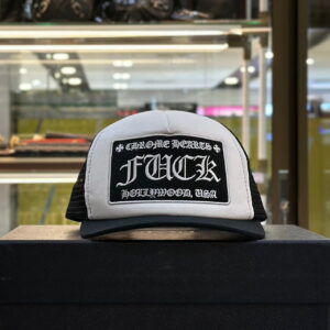 CHROME HEARTS FUCK Hollywood Trucker Cap