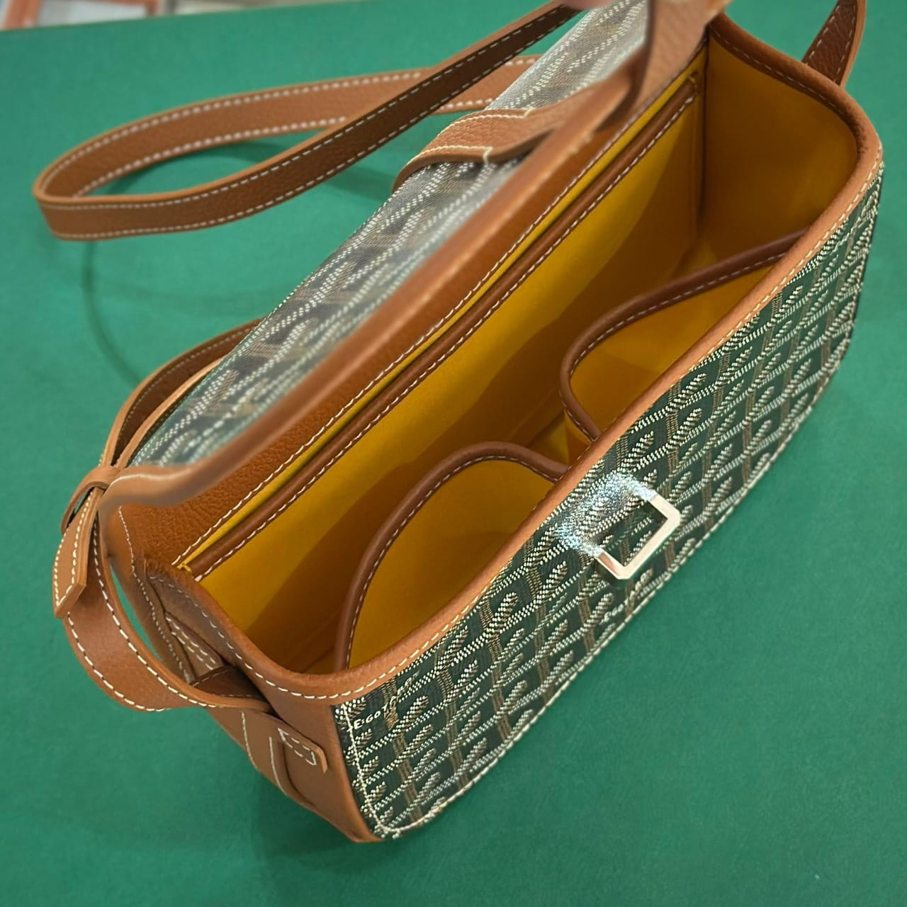 GOYARD Belvédère PM Bag Black Tan (3)
