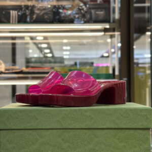 GUCCI Rubber Slide Sandals