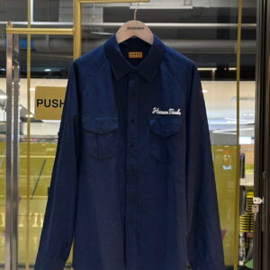 HUMAN MADE Dog Graphic Long-Sleeved Work Shirt