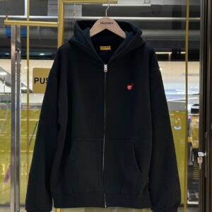 HUMAN MADE Heart Logo Zip Up Hoodie