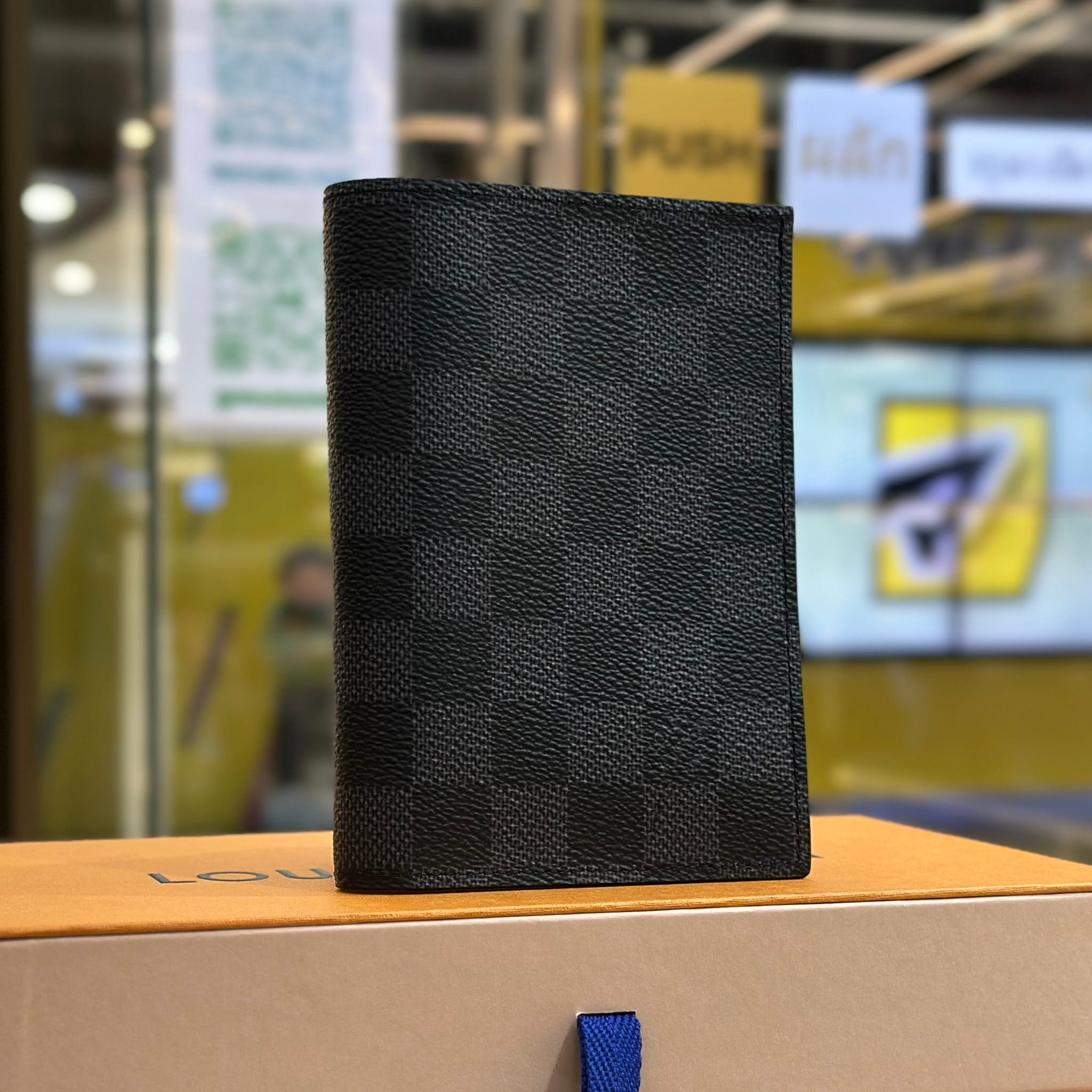 LOUIS VUITTON Damier Graphite Passport Cover (1)