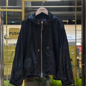 LOUIS VUITTON Shiny Monogram Short Parka Jacket