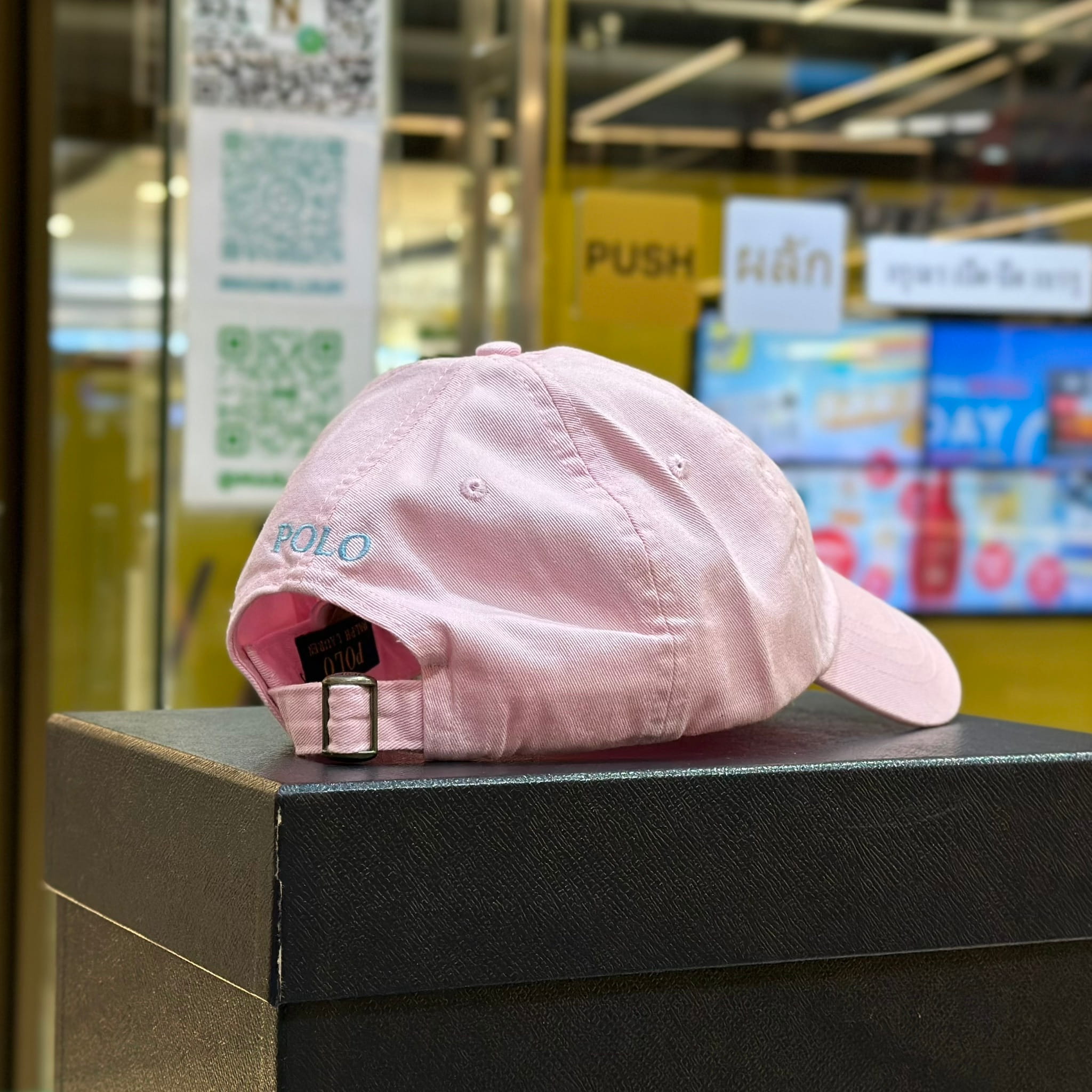 POLO RALPH LAUREN Cotton Chino Baseball Cap Light Pink (2)
