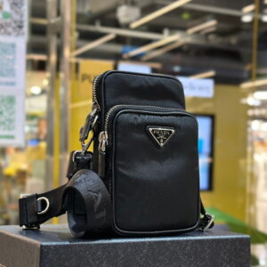 PRADA Re-Nylon and Saffiano Leather Smartphone Case