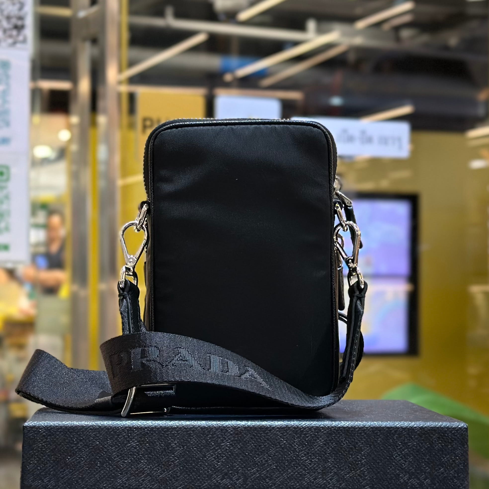 PRADA Re-Nylon and Saffiano Leather Smartphone Case (2)