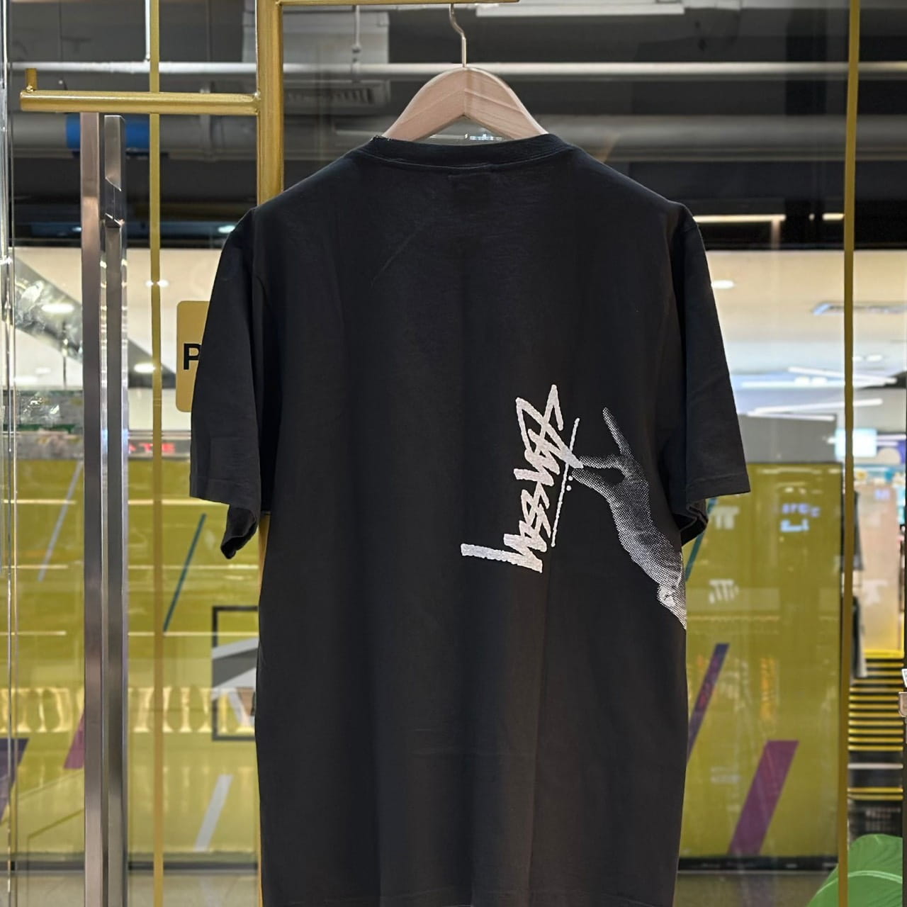 STUSSY Paris Faded T-Shirt Black (2)