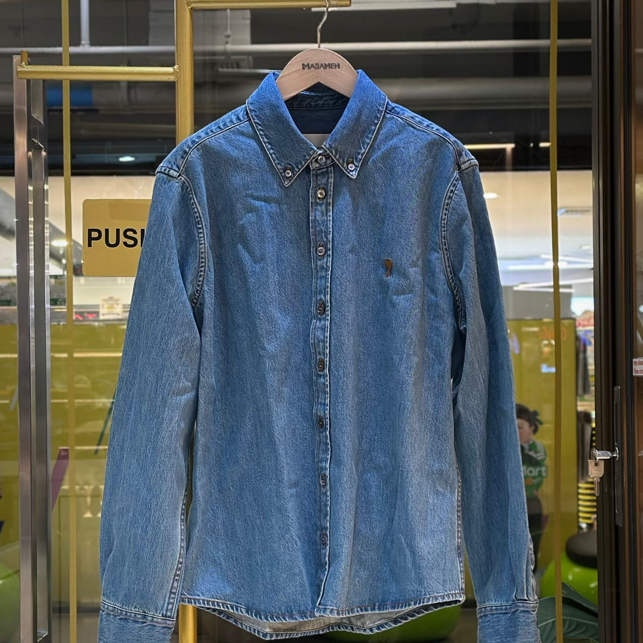 AMI de Coeur Blue Denim Cotton Shirt