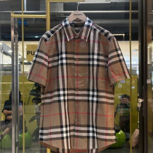 BURBERRY Claverdon Check Short-Sleeved Shirt