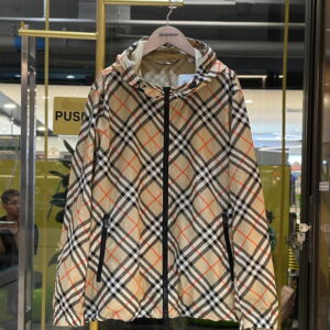 BURBERRY Stanford Check Hooded Jacket