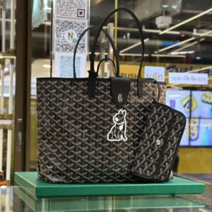 GOYARD Sitting Hulot Stickers Saint Louis PM Bag